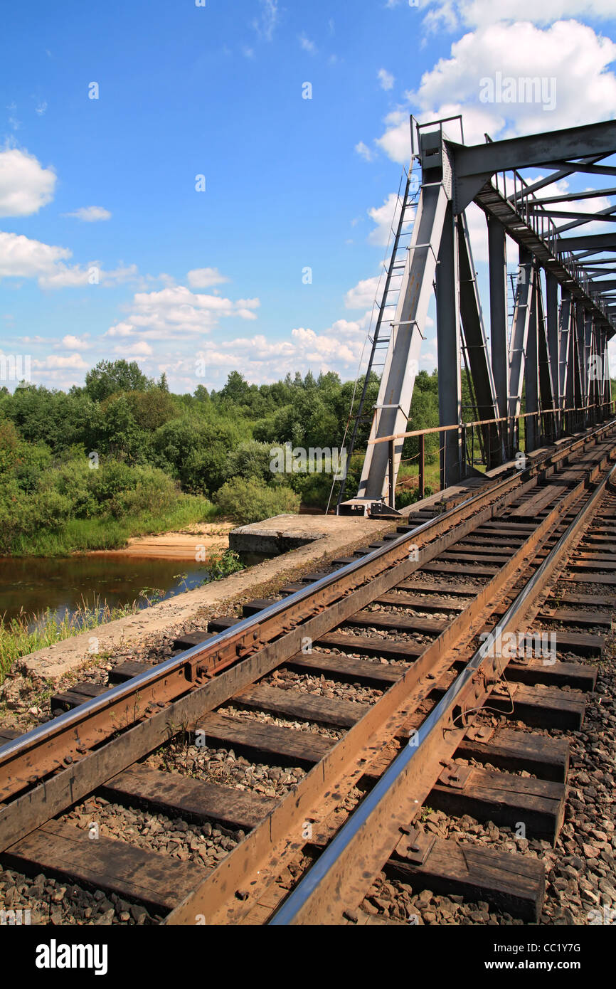 old railway bridge Stock Photo Alamy