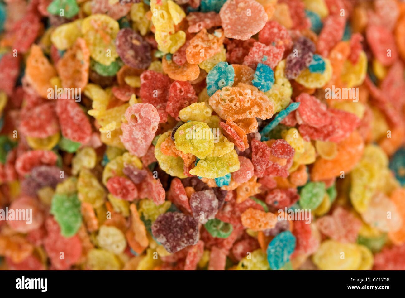 Fruity Pebbles breakfast cereal Stock Photo Alamy