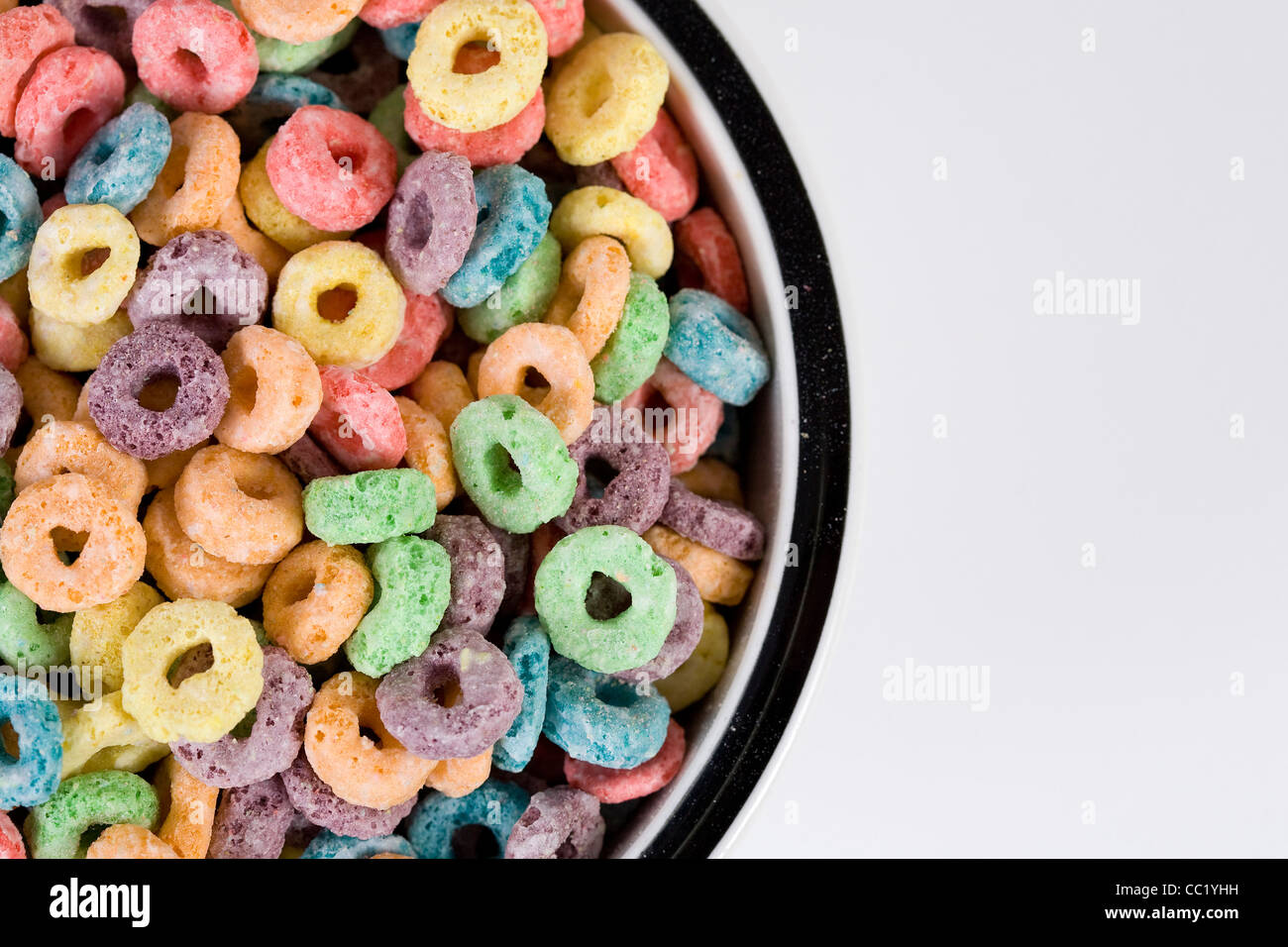 Froot Loops breakfast cereal. Stock Photo