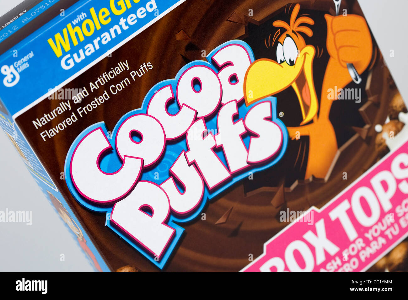Cocoa Puffs breakfast cereal. Stock Photo