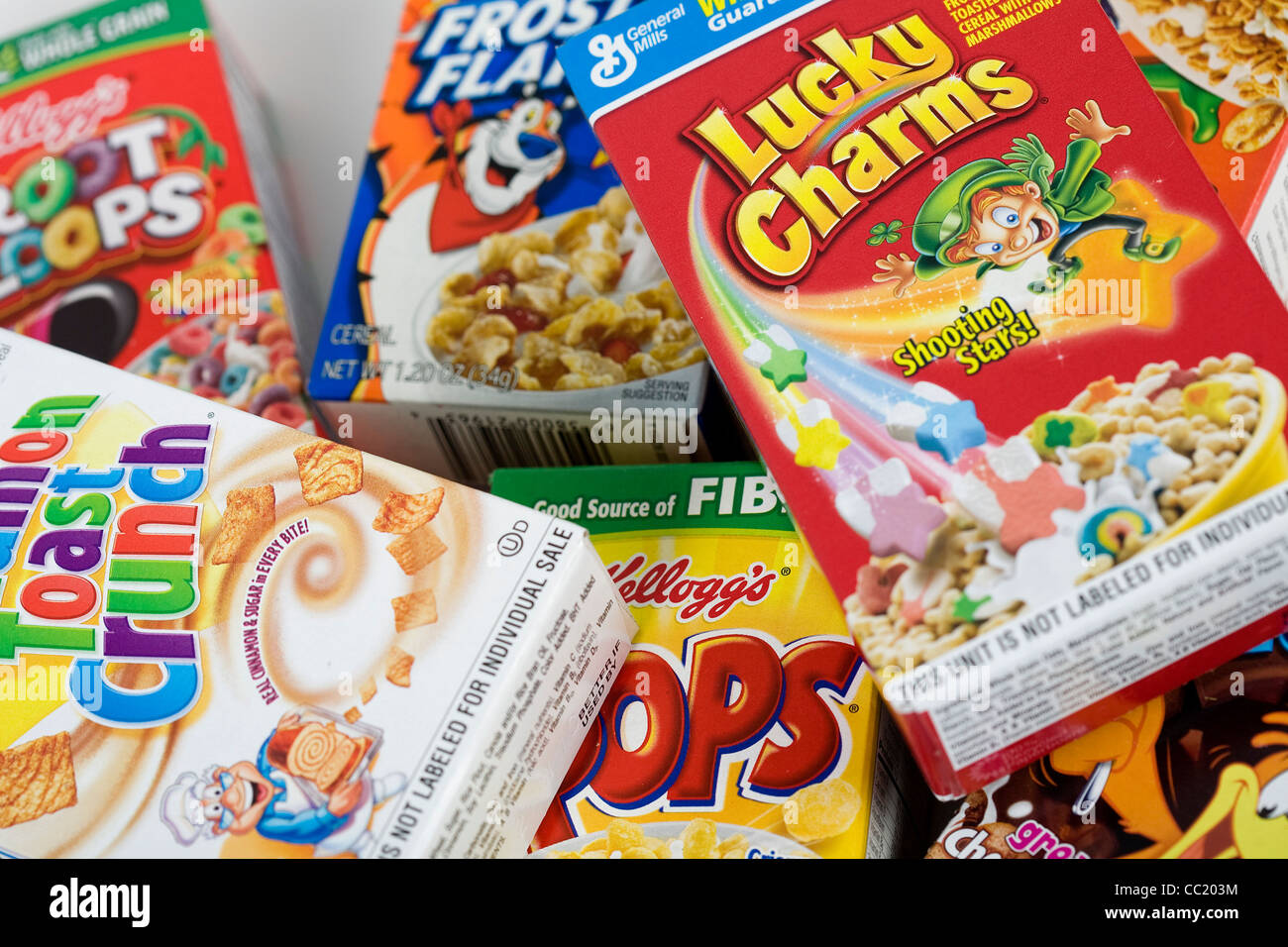 Breakfast Cereal Boxes