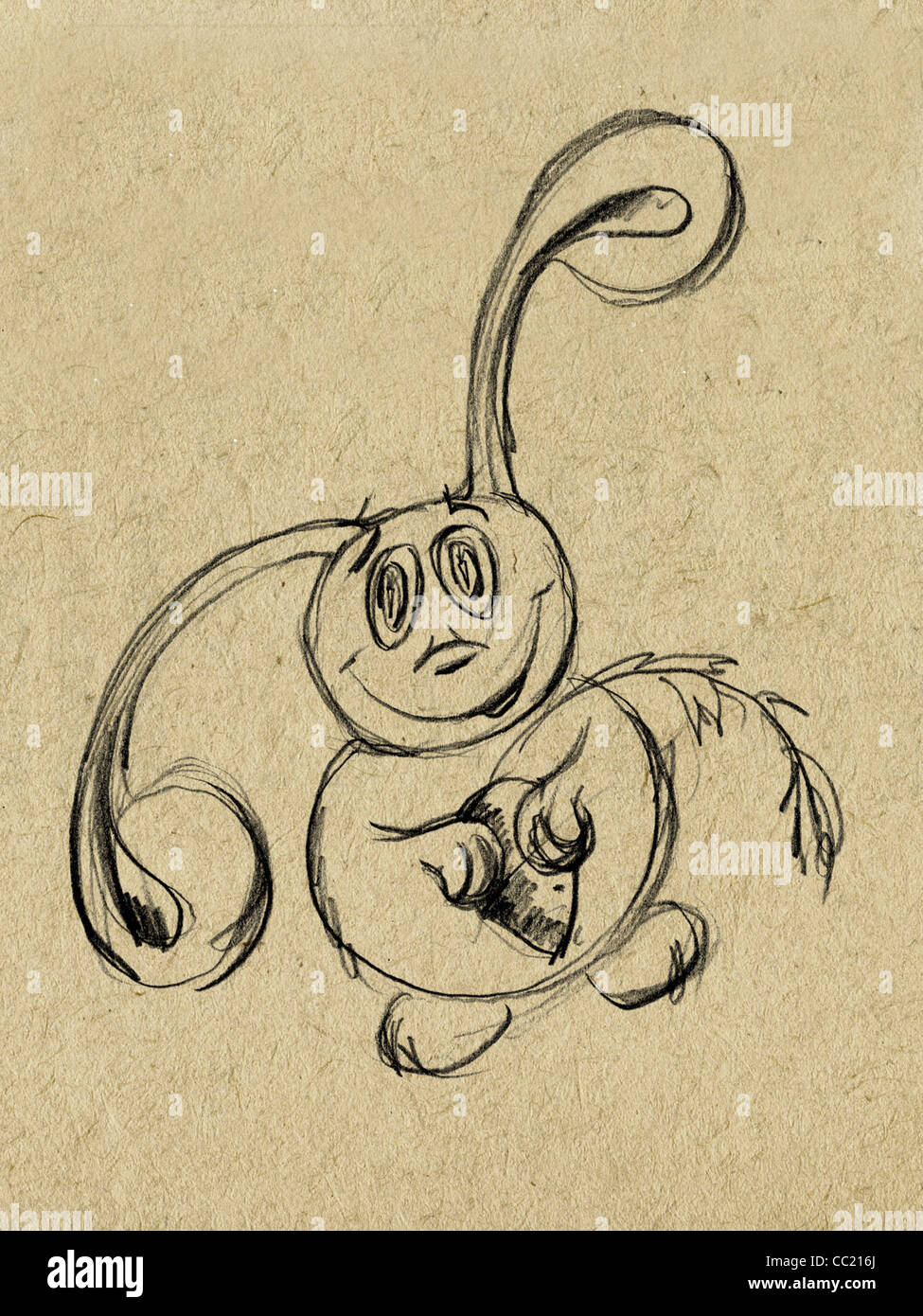 drawing on paperboard Stock Photo Alamy
