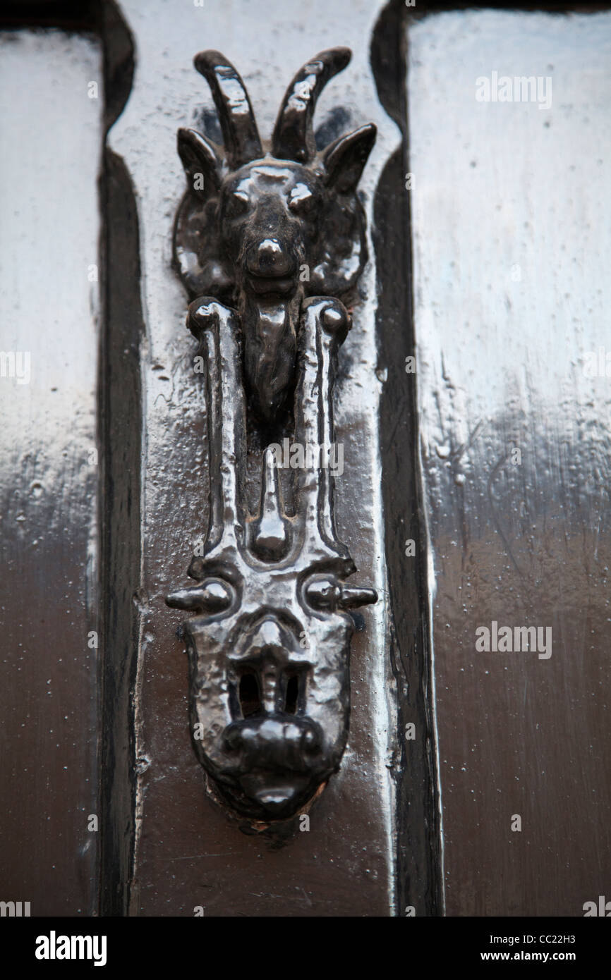 Ram Door Knocker Stock Photo