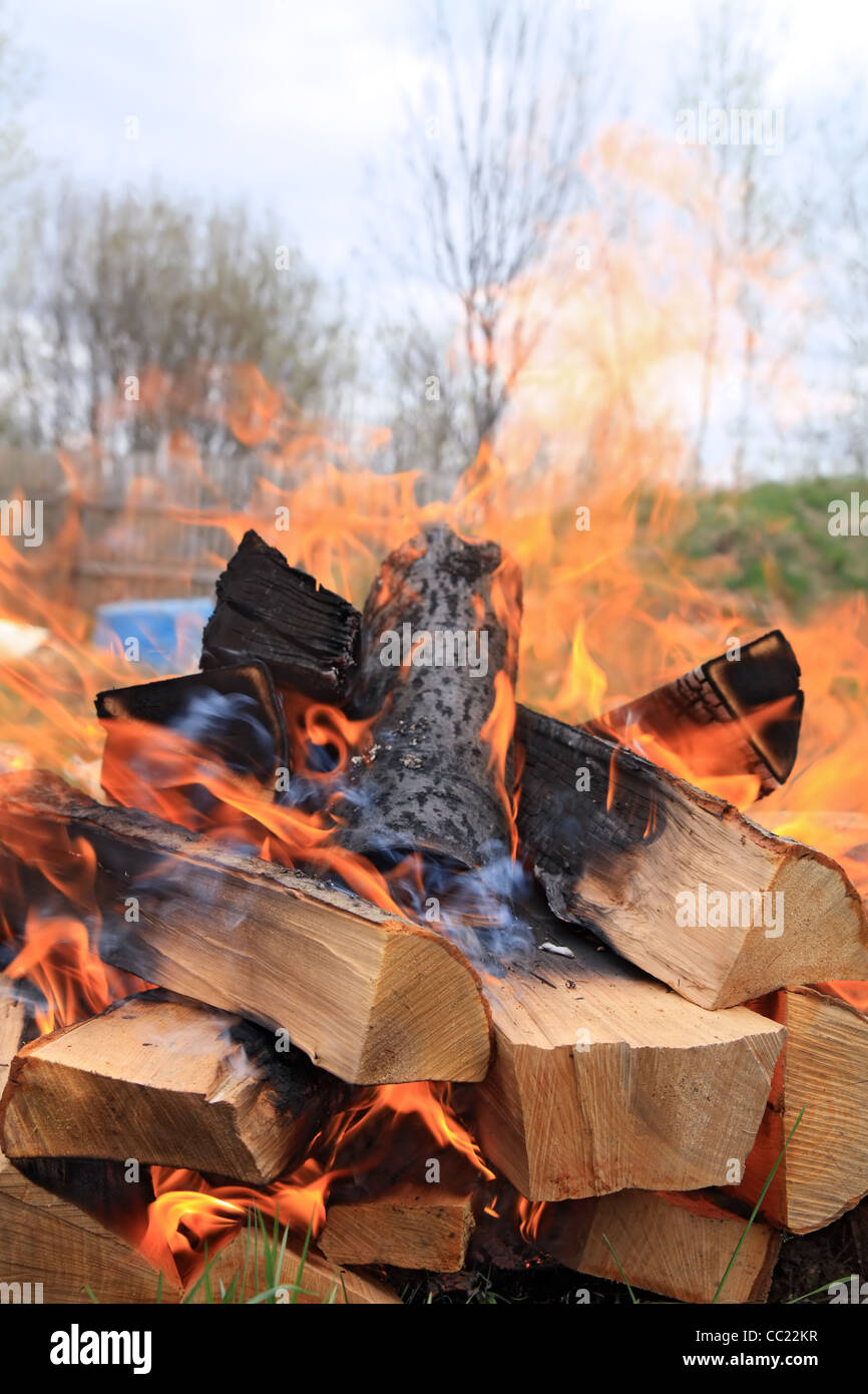 Burninging firewood hires stock photography and images Alamy