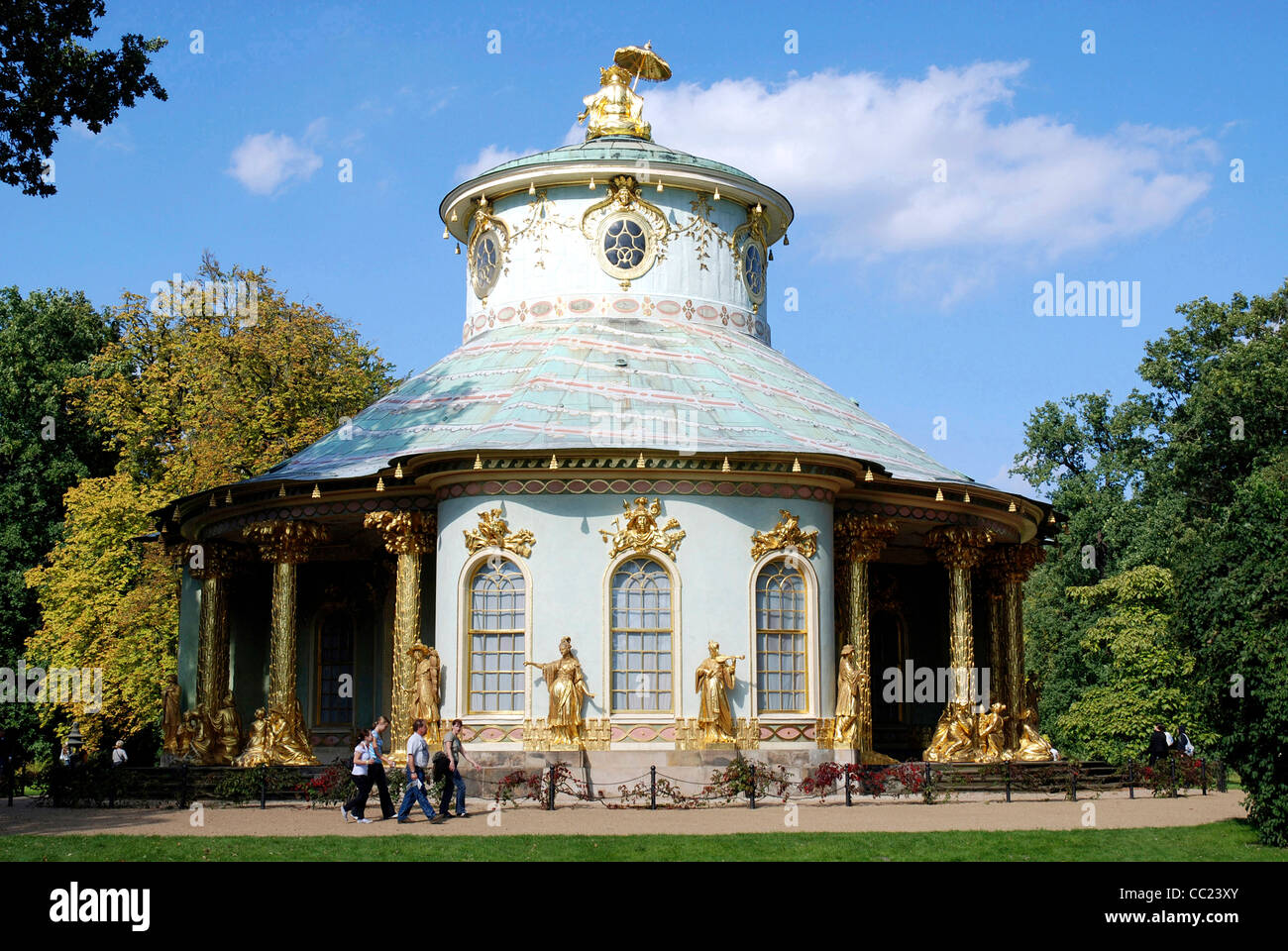 Chinese Tea House Of Sanssouci In Potsdam Stock Photo 41843619