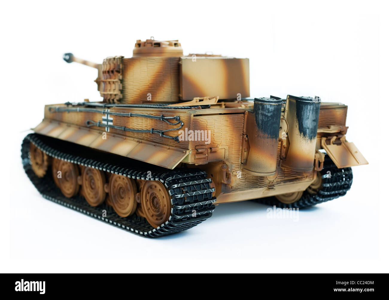 Late model Tiger 1 tank with Zimmerit anti mine coating Stock Photo - Alamy