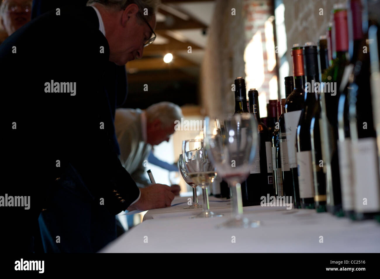 Wine tasting Stock Photo