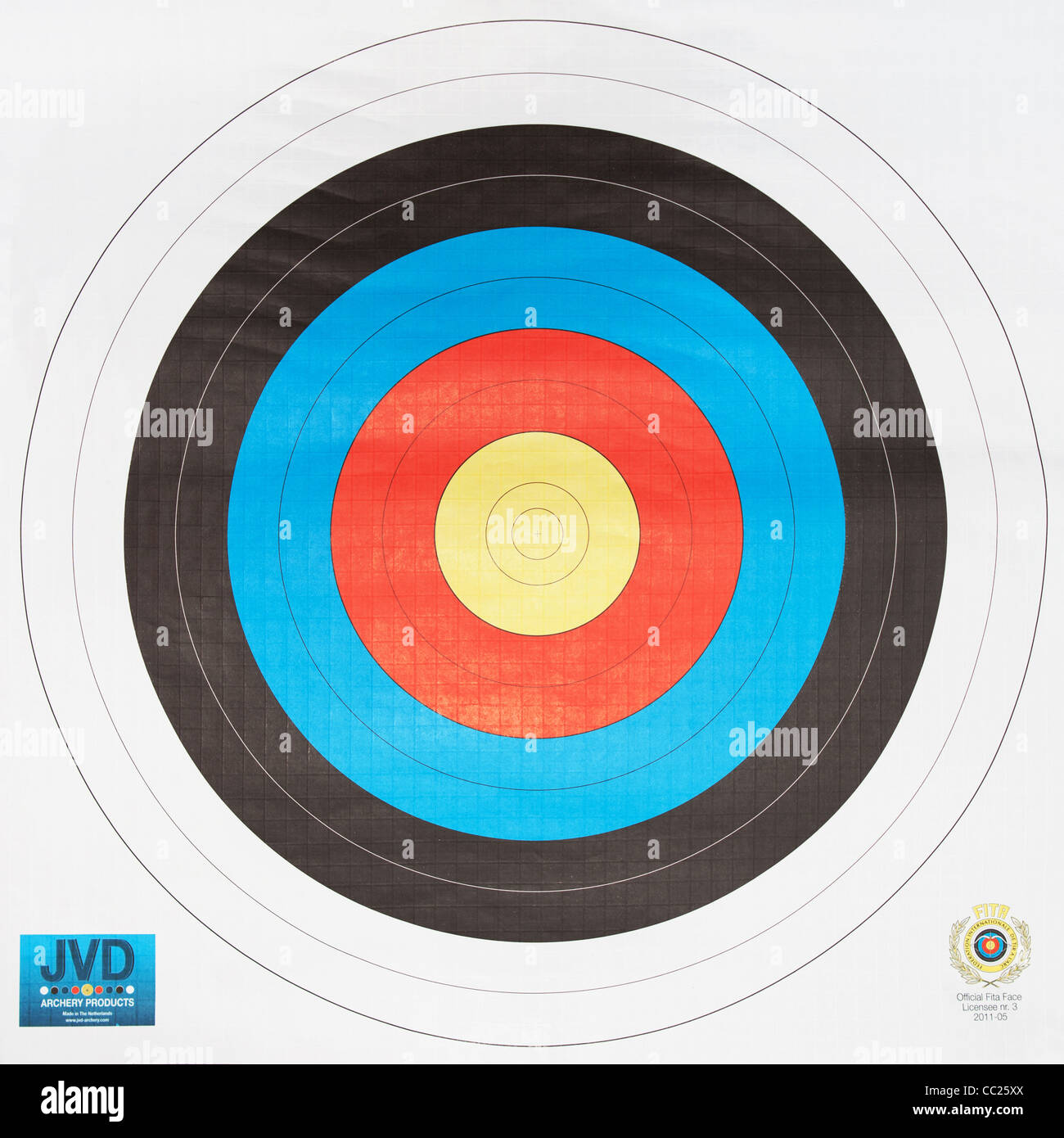 FITA 60cm archery target face Stock Photo Alamy