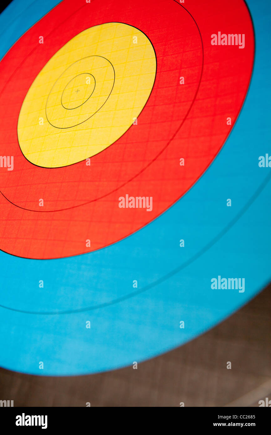 FITA 60cm archery target face Stock Photo Alamy