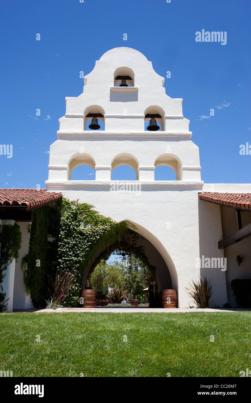 Bridlewood Vineyards and Winery located 30 minutes north of Santa Barbara in the Santa Ynez Valley Stock Photo