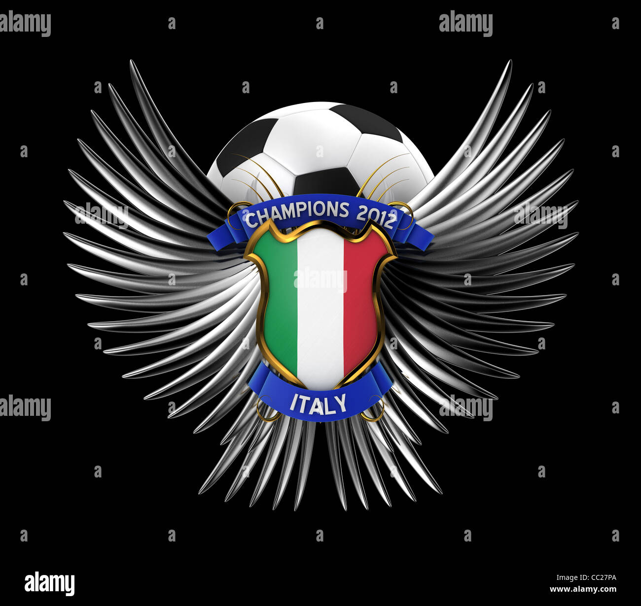 Italy Soccer Ball Stock Photo Alamy