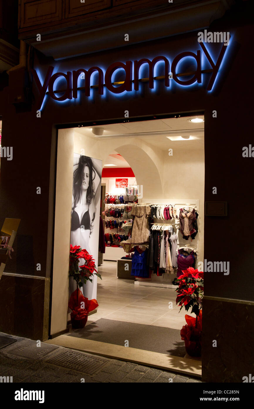 Yamamay store entrance in Palma de Mallorca Majorca Spain Stock Photo -  Alamy