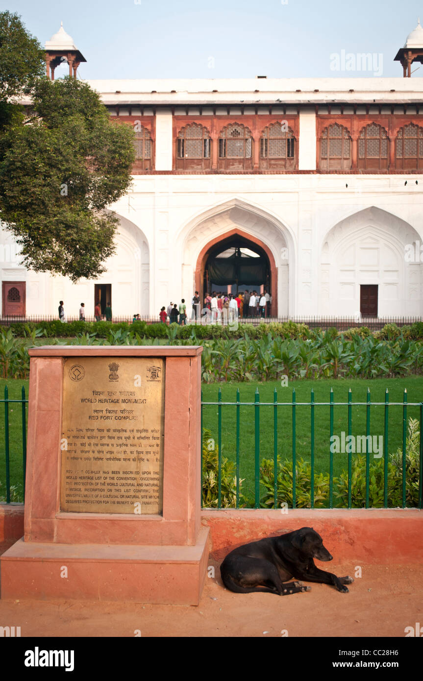 Indian War Memorial Museum Red Fort Lal Qila Old Delhi India Stock 