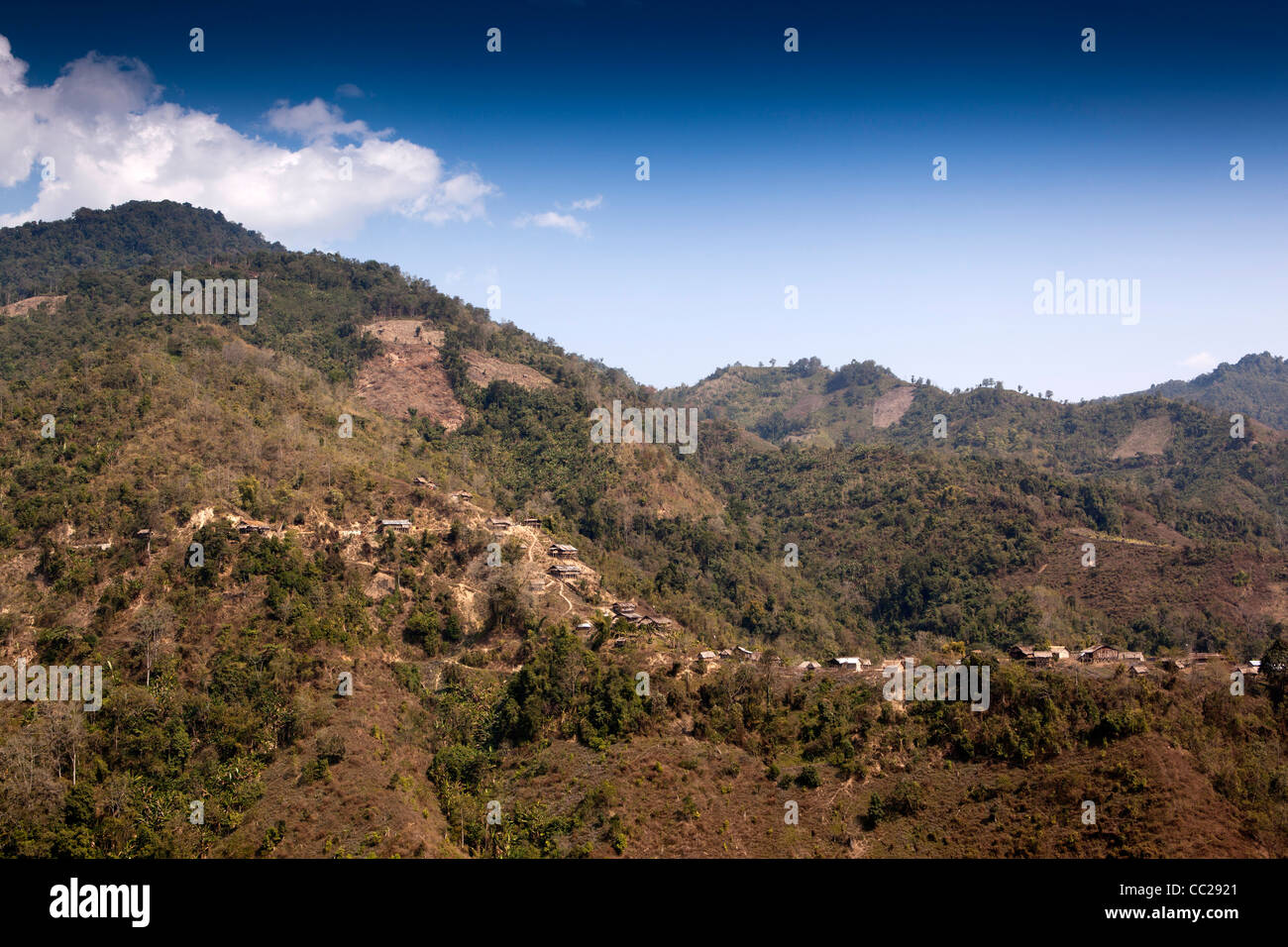 India, Arunachal Pradesh, Lower Subansiri district, deforestation