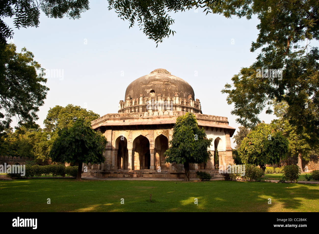 Tomb of Sikandar Lodi, Lodi Gardens, New Delhi, India Stock Photo