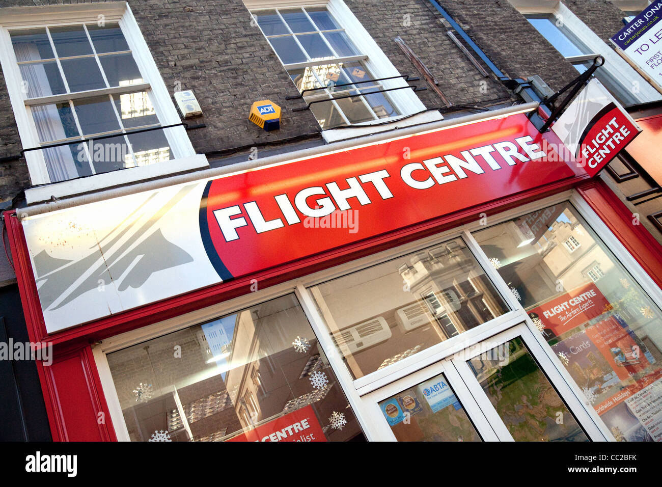 The Flight Centre shop, Cambridge UK Stock Photo