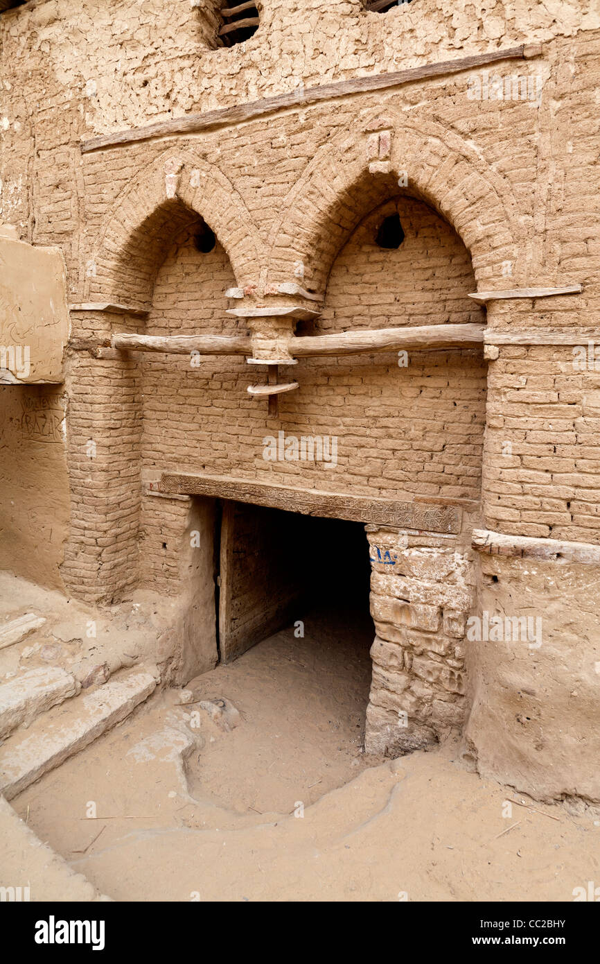 Historic village of ElQasr at Dakhla Oasis. Western Desert, Egypt