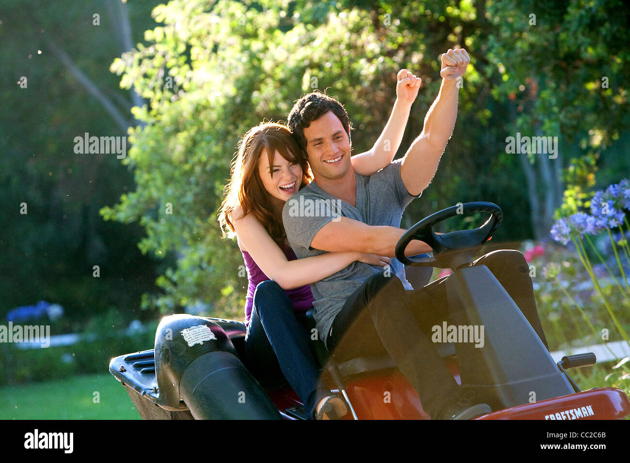 Emma Stone Penn Badgley Easy A 2010 Stock Photo 41850099 Alamy