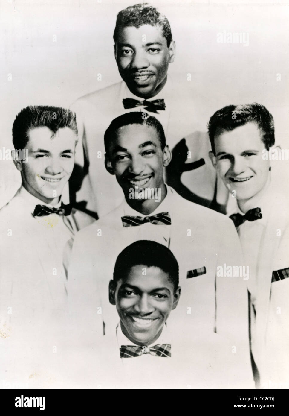 DEL-VIKINGS  US vocal group about 1957 - see Description blow for names Stock Photo