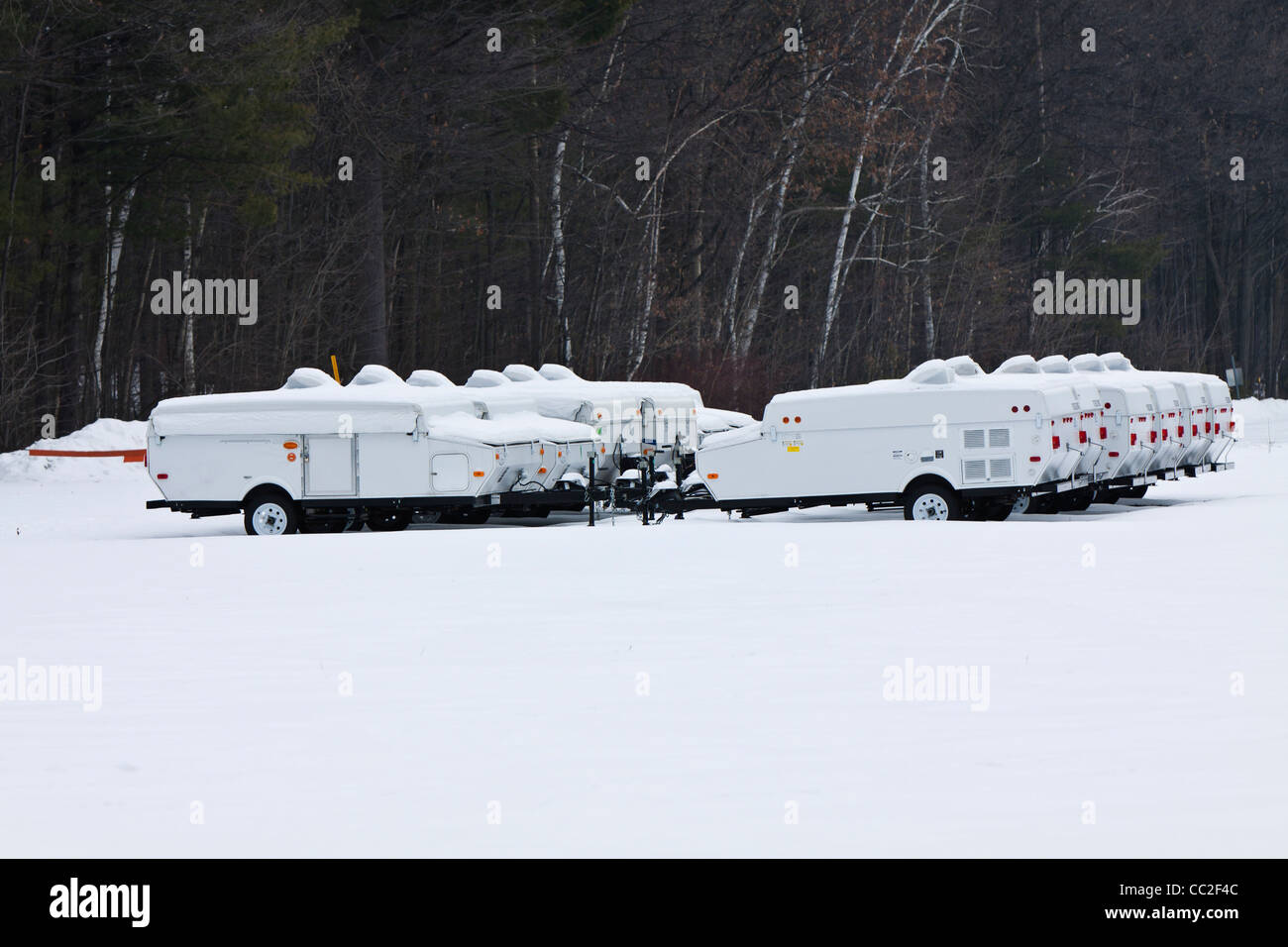 Trailer tent hires stock photography and images Alamy