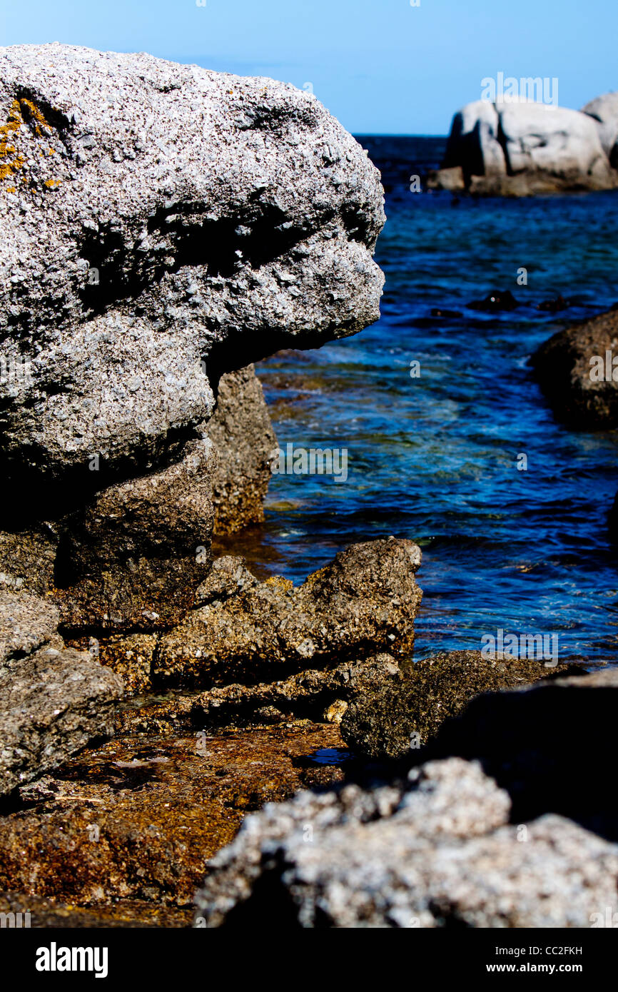 Sea And Rocks Landscape A Landscape of the rocks and the sea Stock Photo - Alamy
