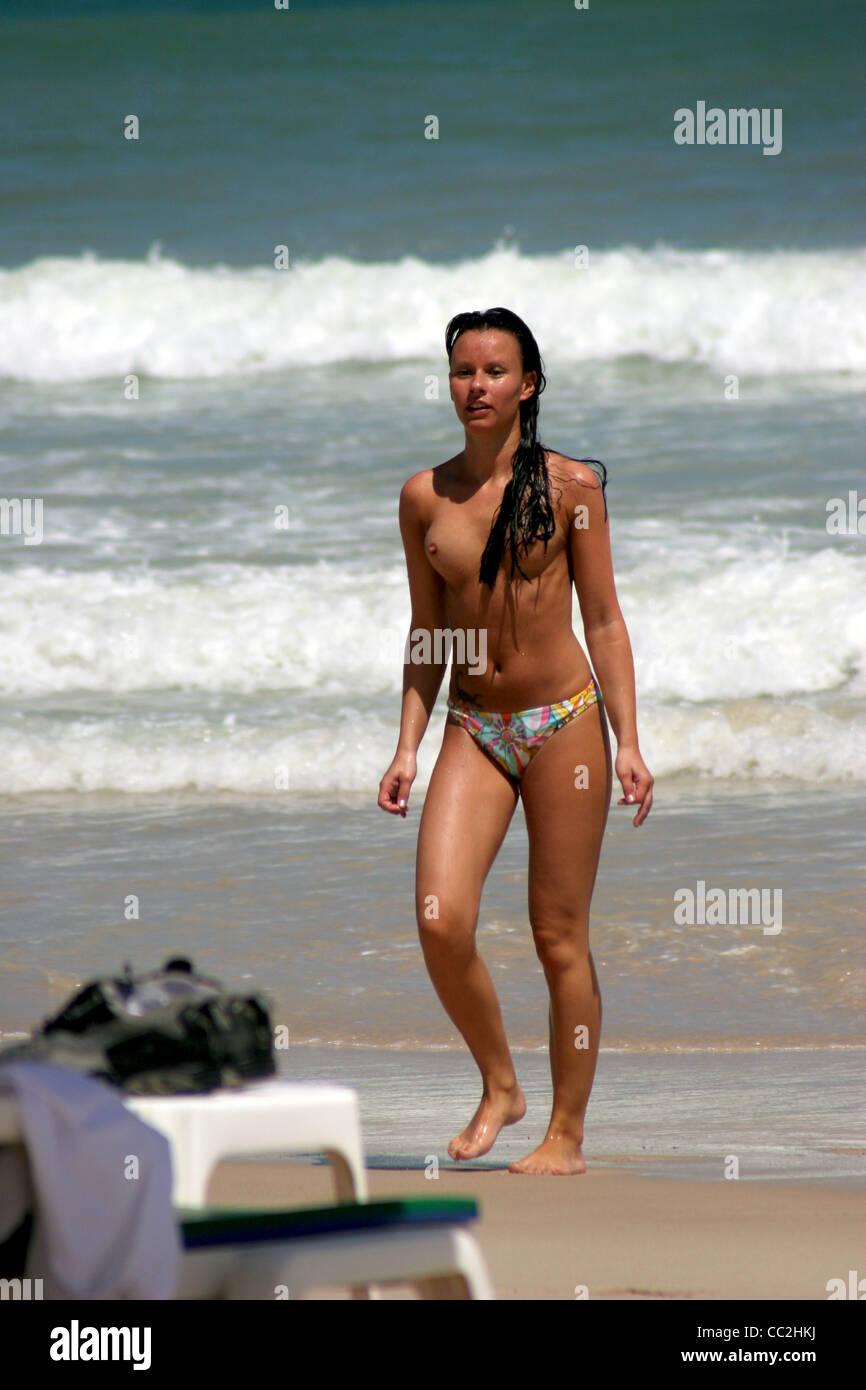 Topless Women At The Beach