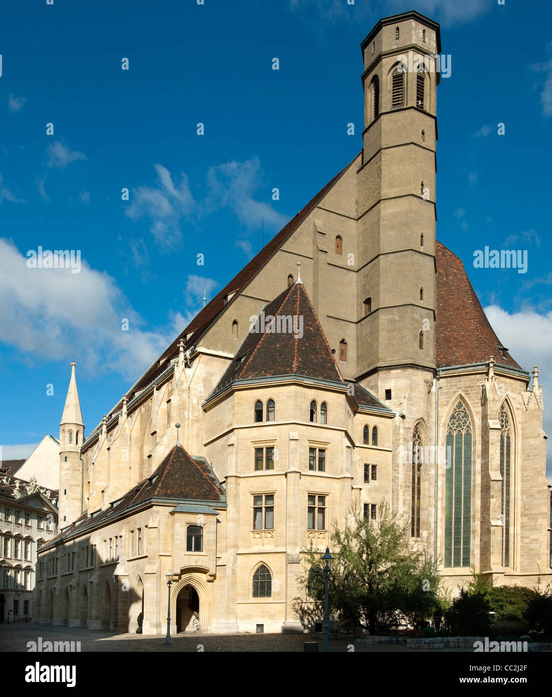 Österreich, Wien 1, Minoritenkirche (13.-15. Jhd.) ein gotischer Sakralbau Stock Photo