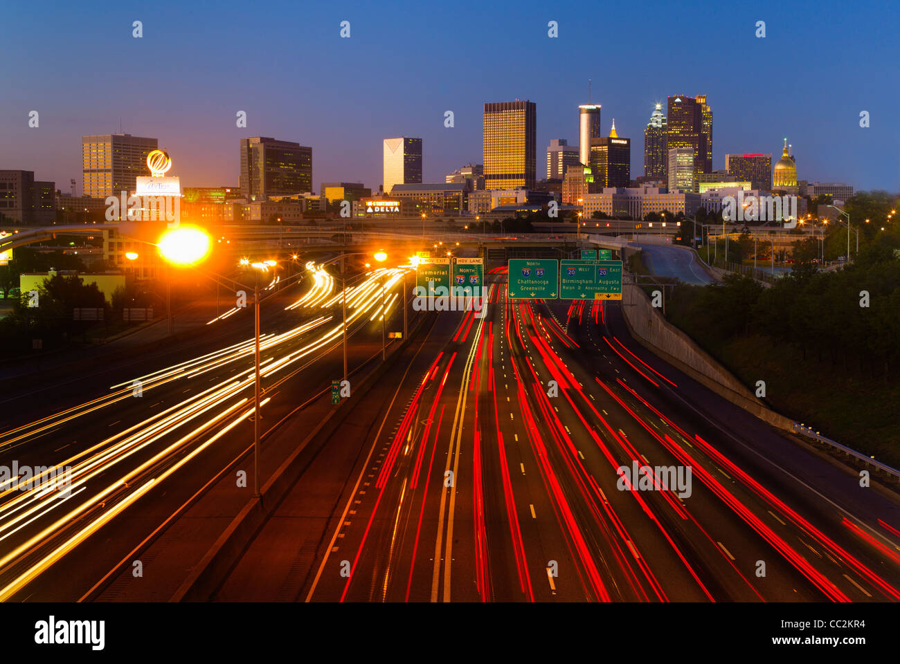 Atlanta traffic hires stock photography and images Alamy