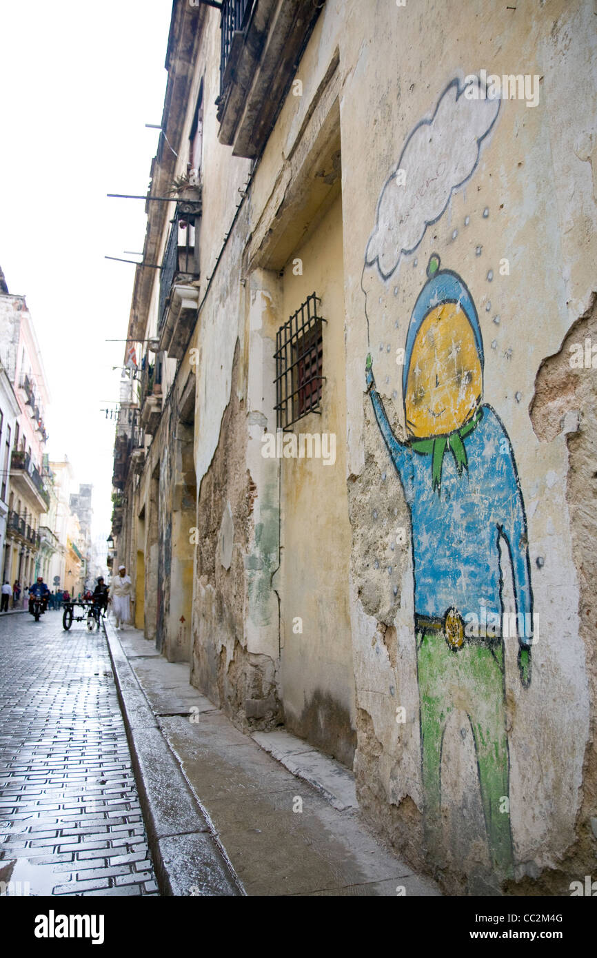 A Mural in Havana Stock Photo - Alamy
