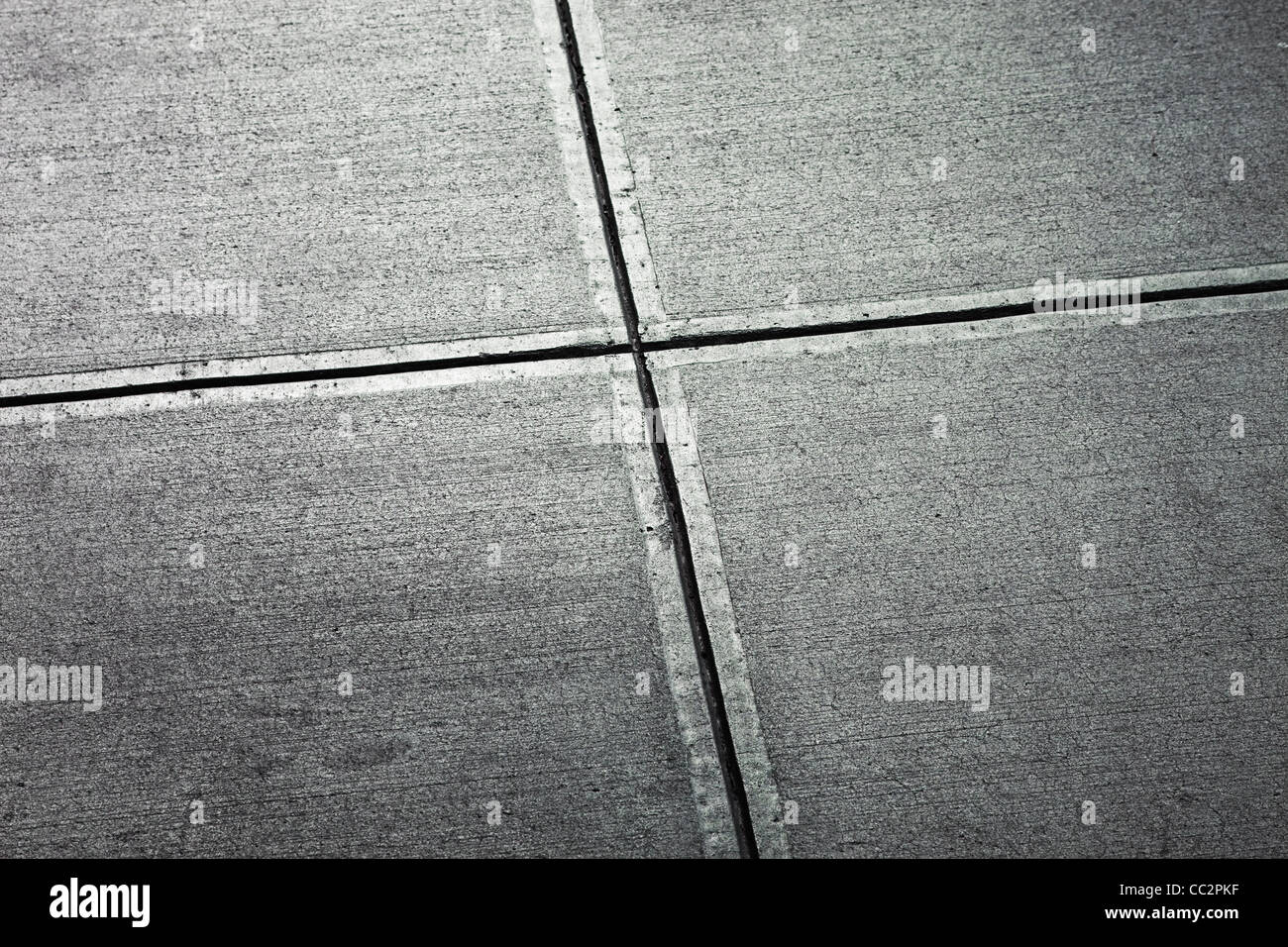 build lines in sidewalk from above Stock Photo Alamy