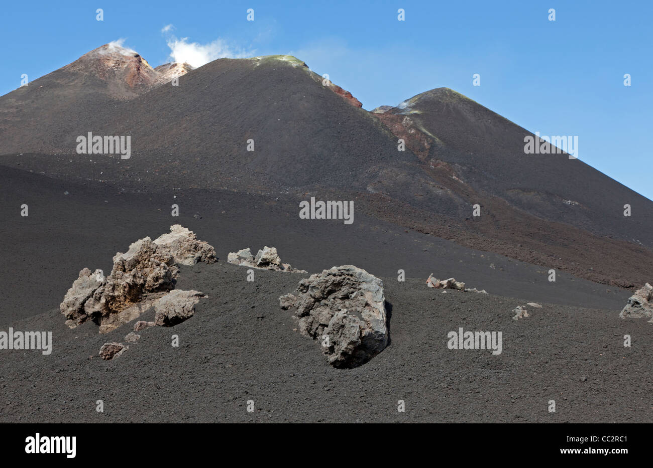 Mount Etna, Sicily, Italy Stock Photo