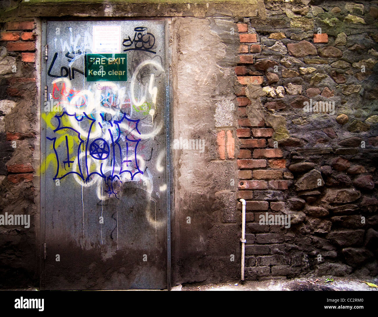 Derelict Rundown Building Graffiti High Resolution Stock Photography ...