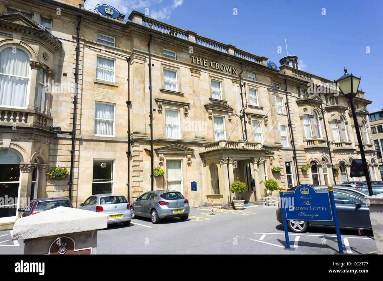 The Crown Hotel Harrogate England Stock Photo Alamy
