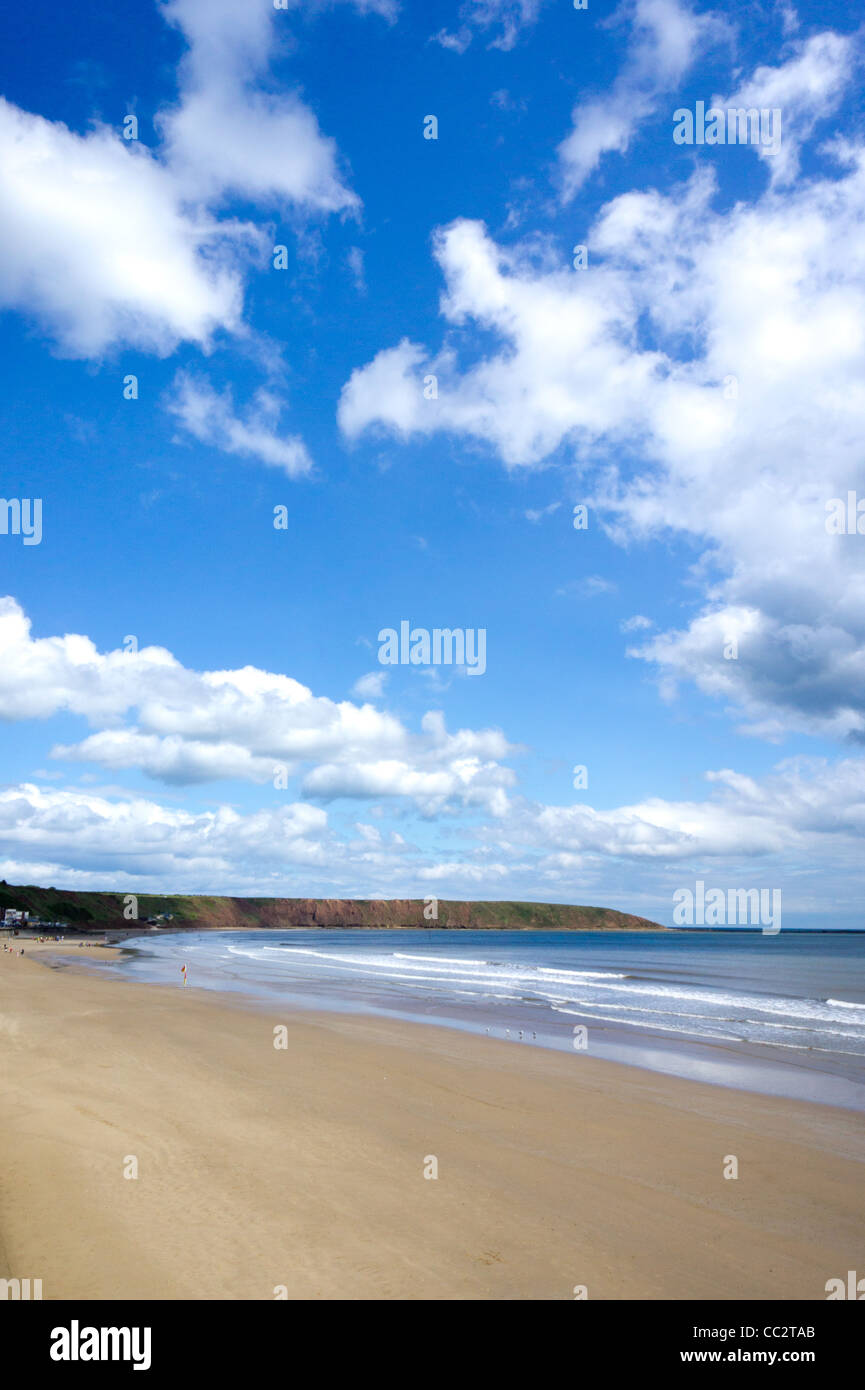 Beach Front in Filey North Yorkshire UK Stock Photo Alamy