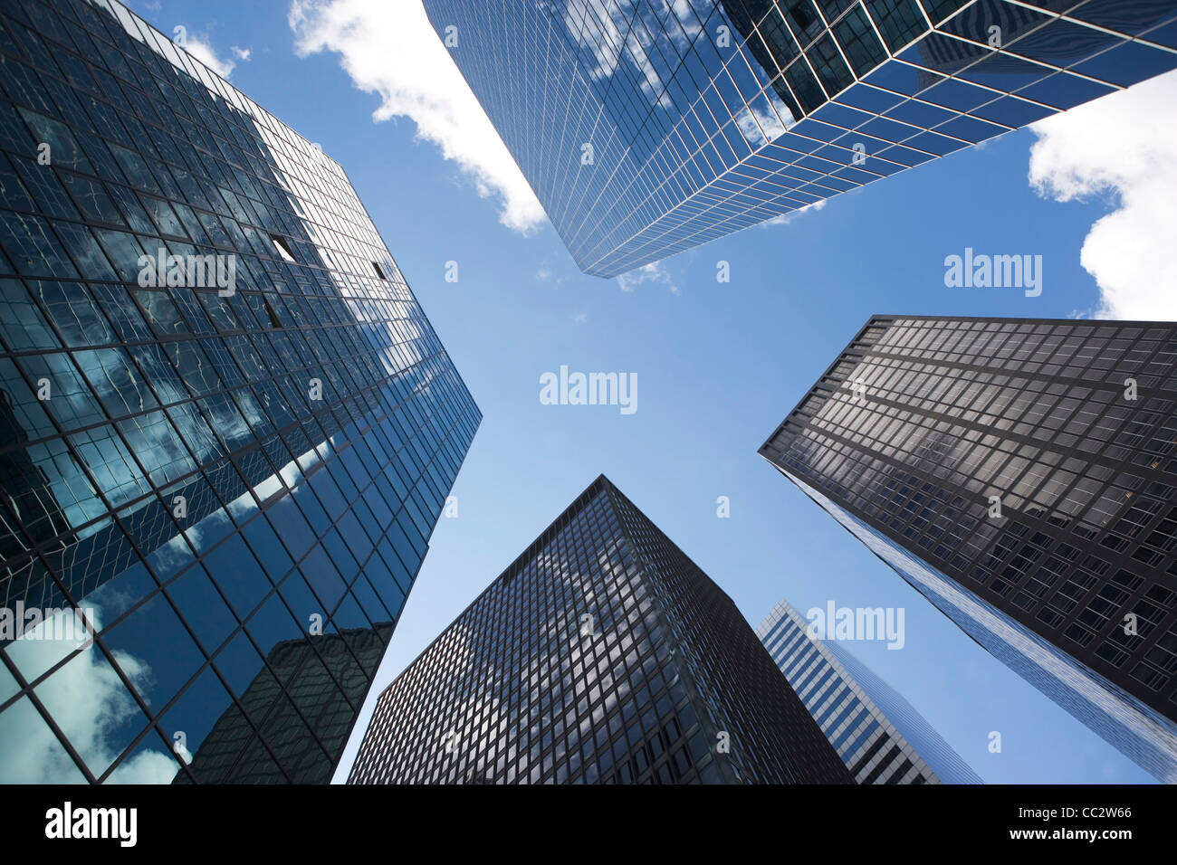 USA, New York State, New York City, Modern office buildings Stock Photo
