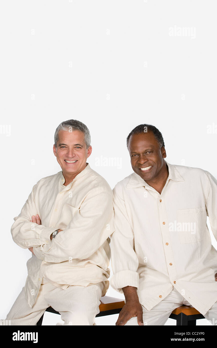 Mature white men hi-res stock photography and images - Alamy