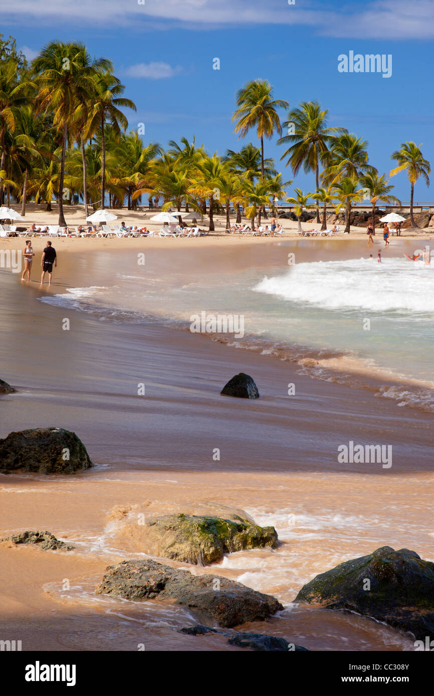 Coronado Beach in San Juan, Puerto Rico Stock Photo