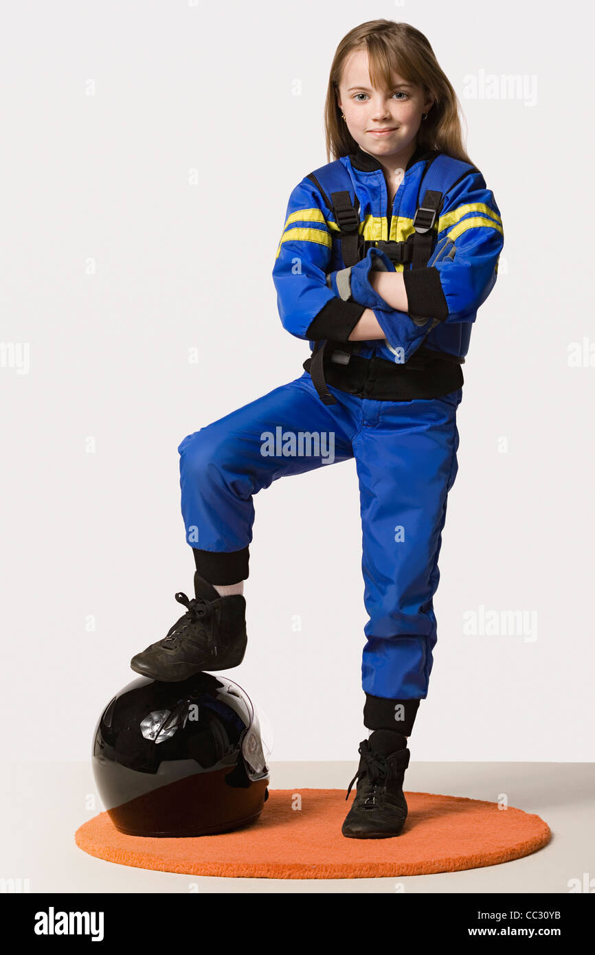 Female racing driver white hi-res stock photography and images - Alamy