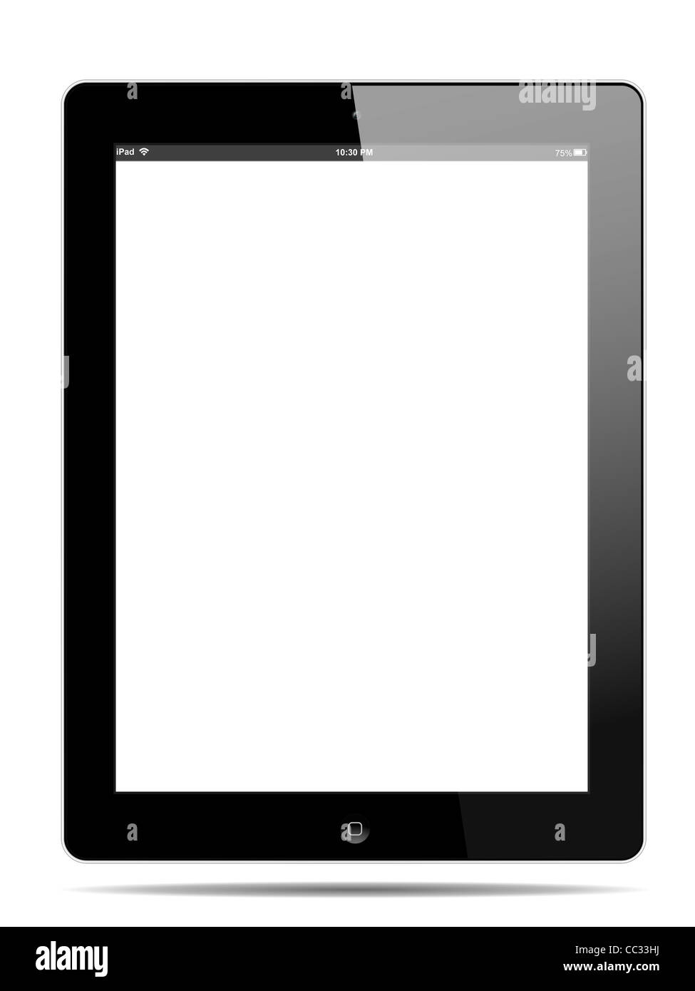Apple iPad 2 portable computer tablet Stock Photo