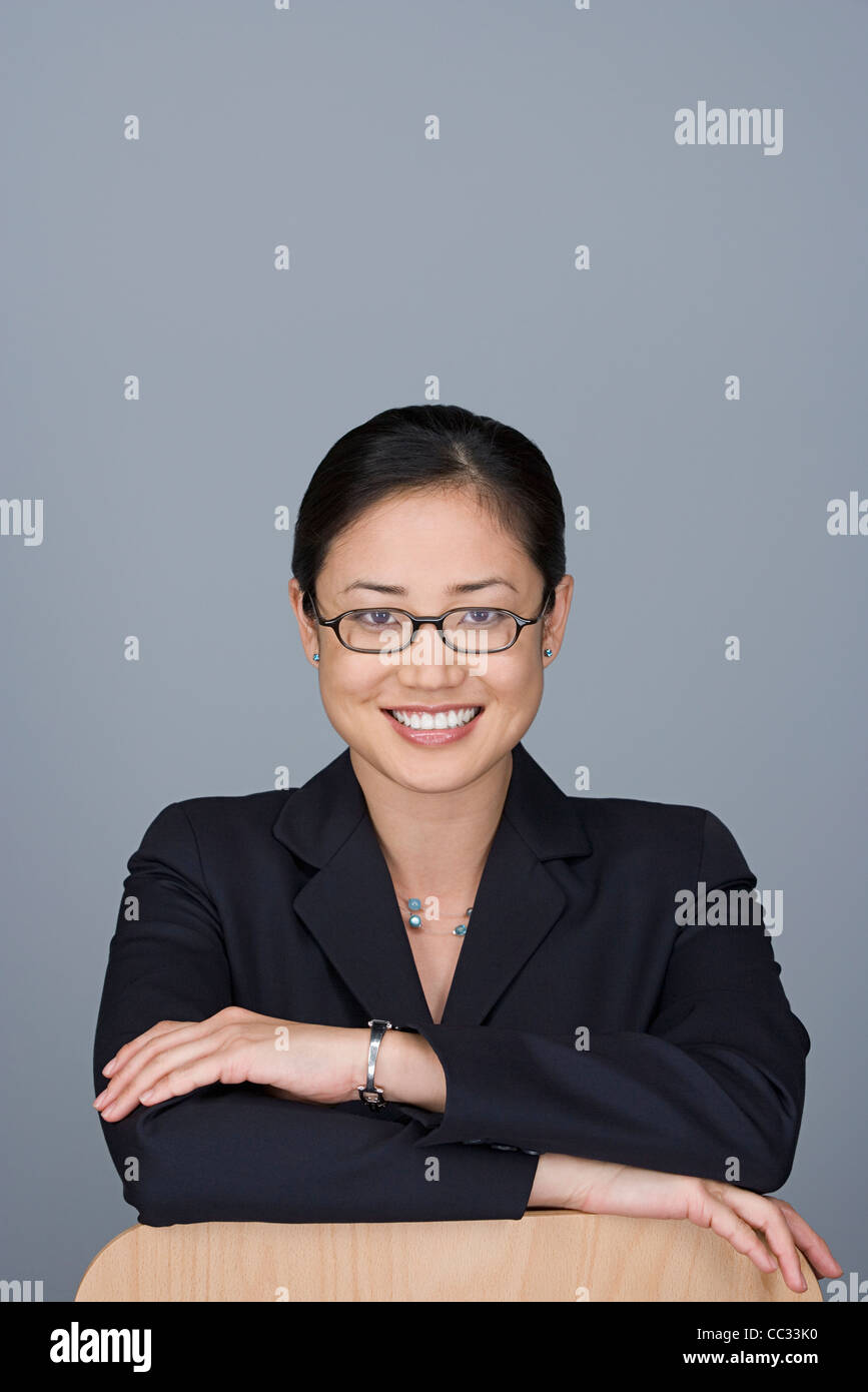 Korean businesswoman arms up hi-res stock photography and images - Alamy