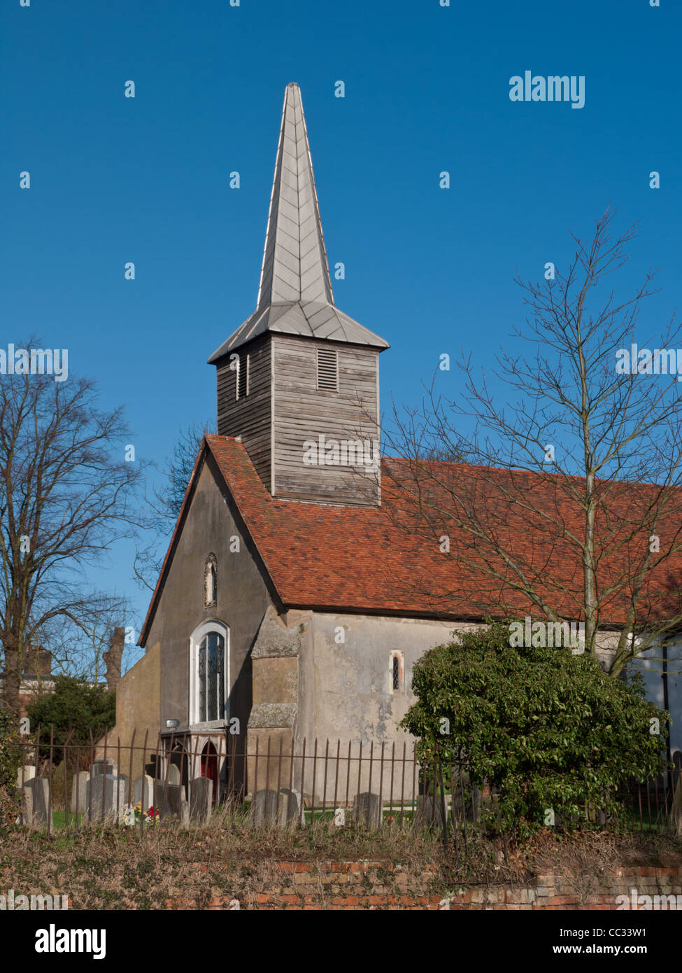 St. Margaret's Church in the Essex village of Stanford Rivers, near Ongar. Stock Photo