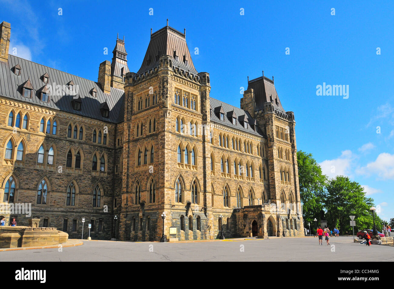 Centre Block, Parliament Hill, Ottawa Stock Photo Alamy