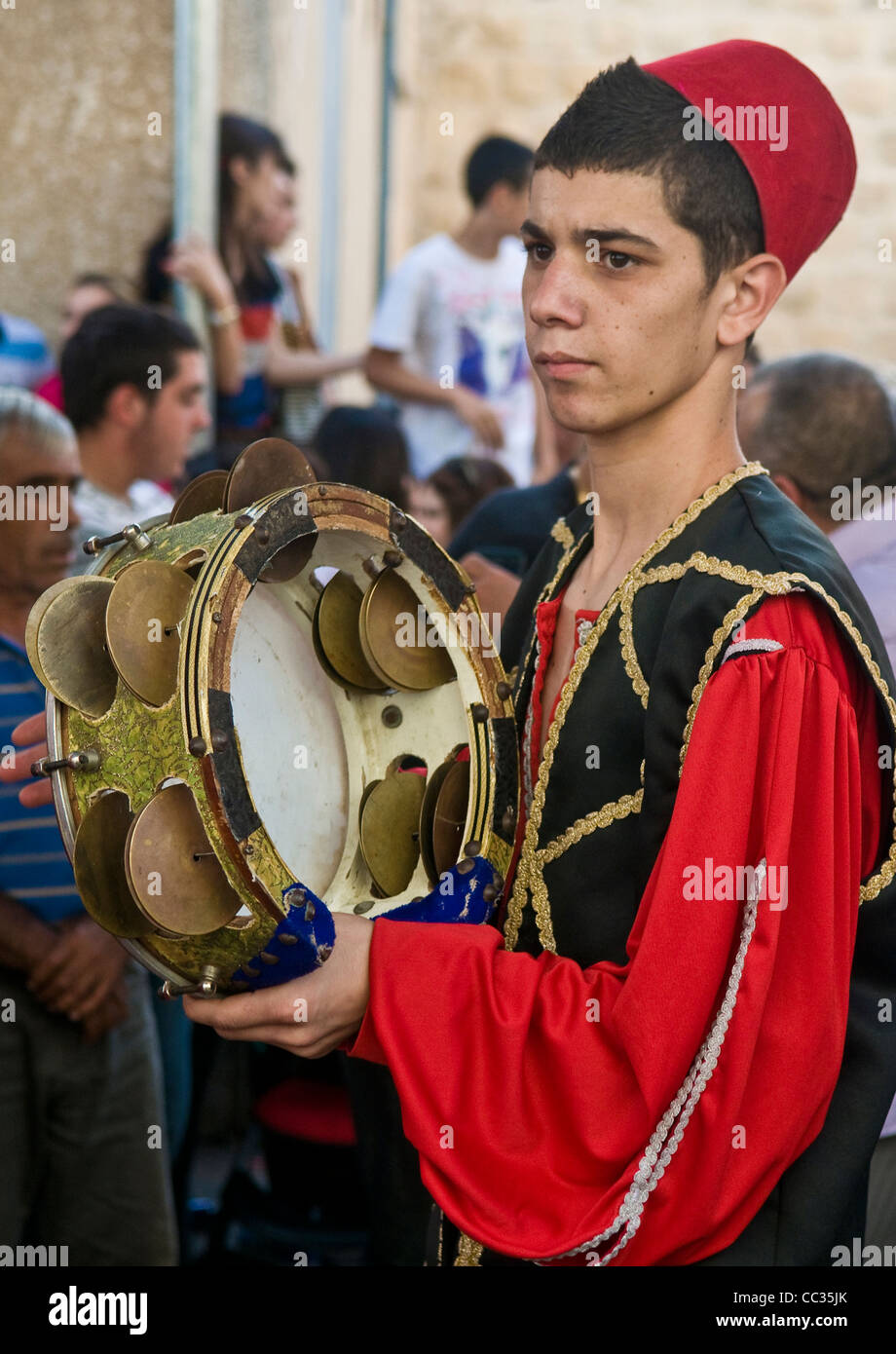 Druze people participates in Isfiya annual festival on October 22 2011 ...