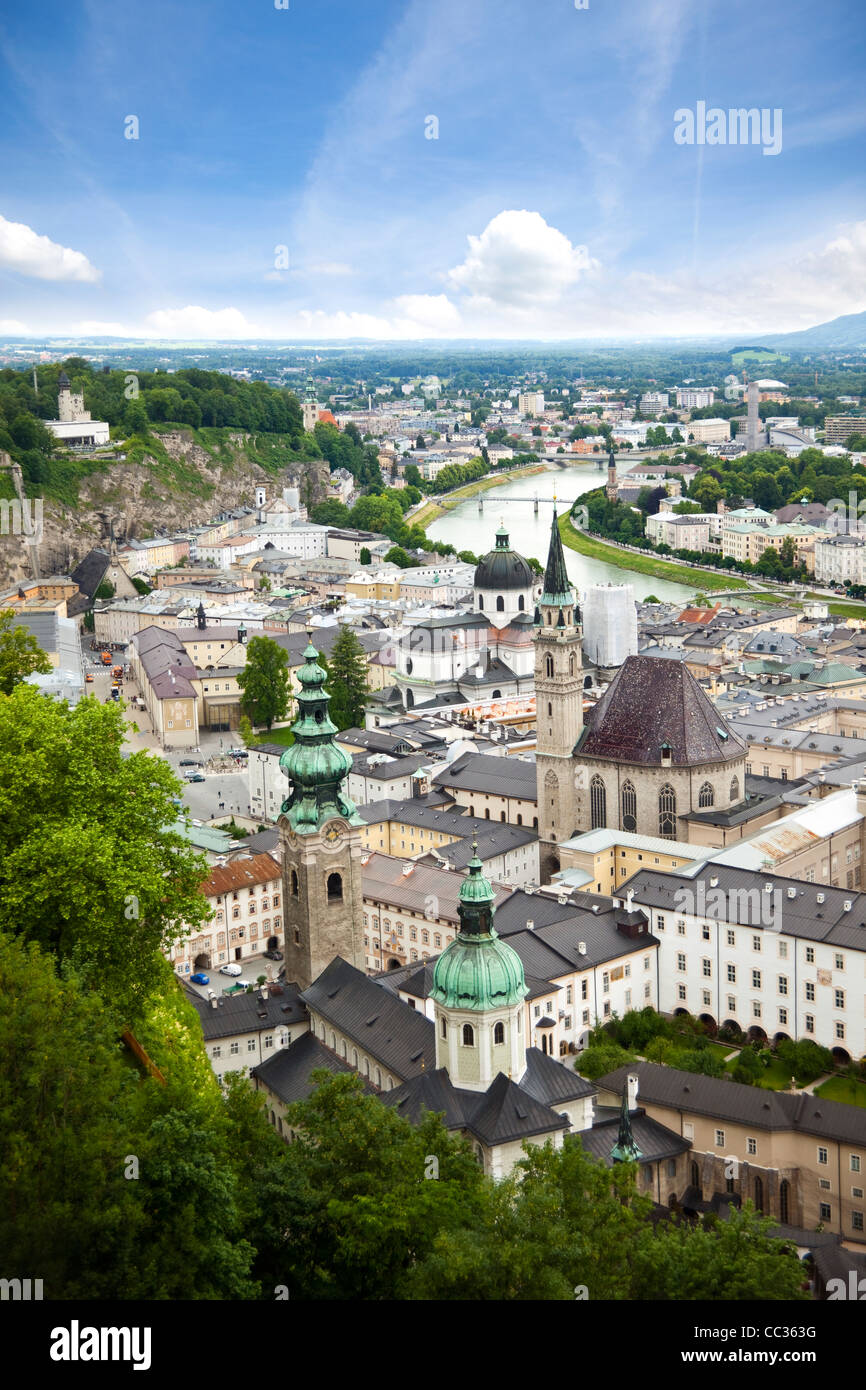City view from Salzburg Stock Photo