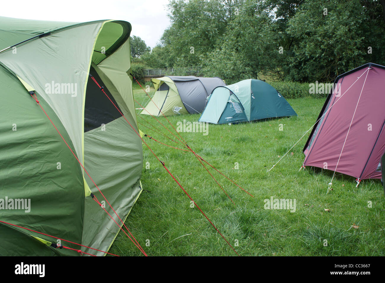 SONY DSC, camping in the great outdoors Stock Photo