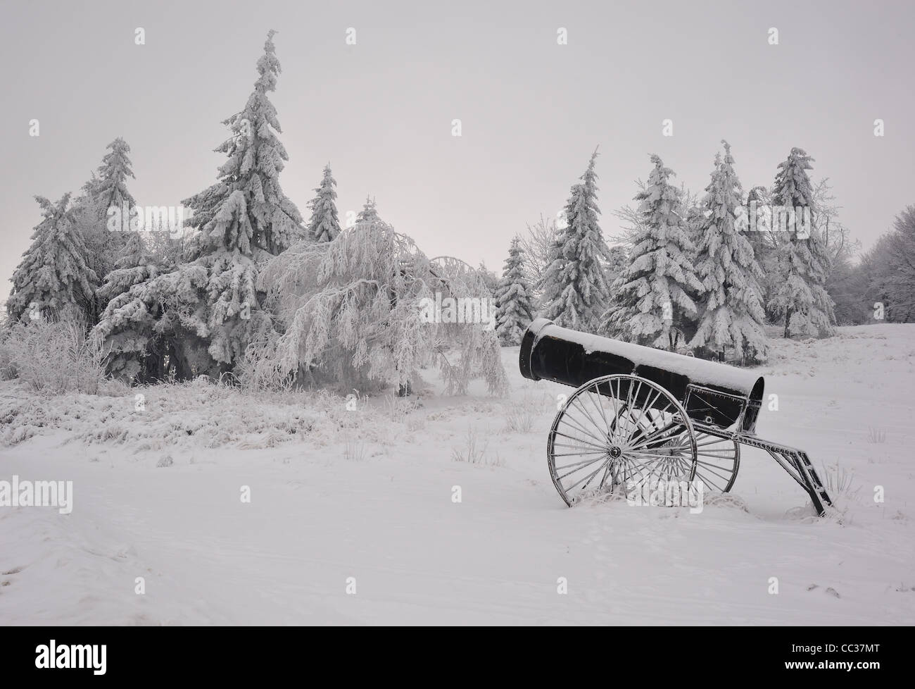 military winter scene Stock Photo - Alamy