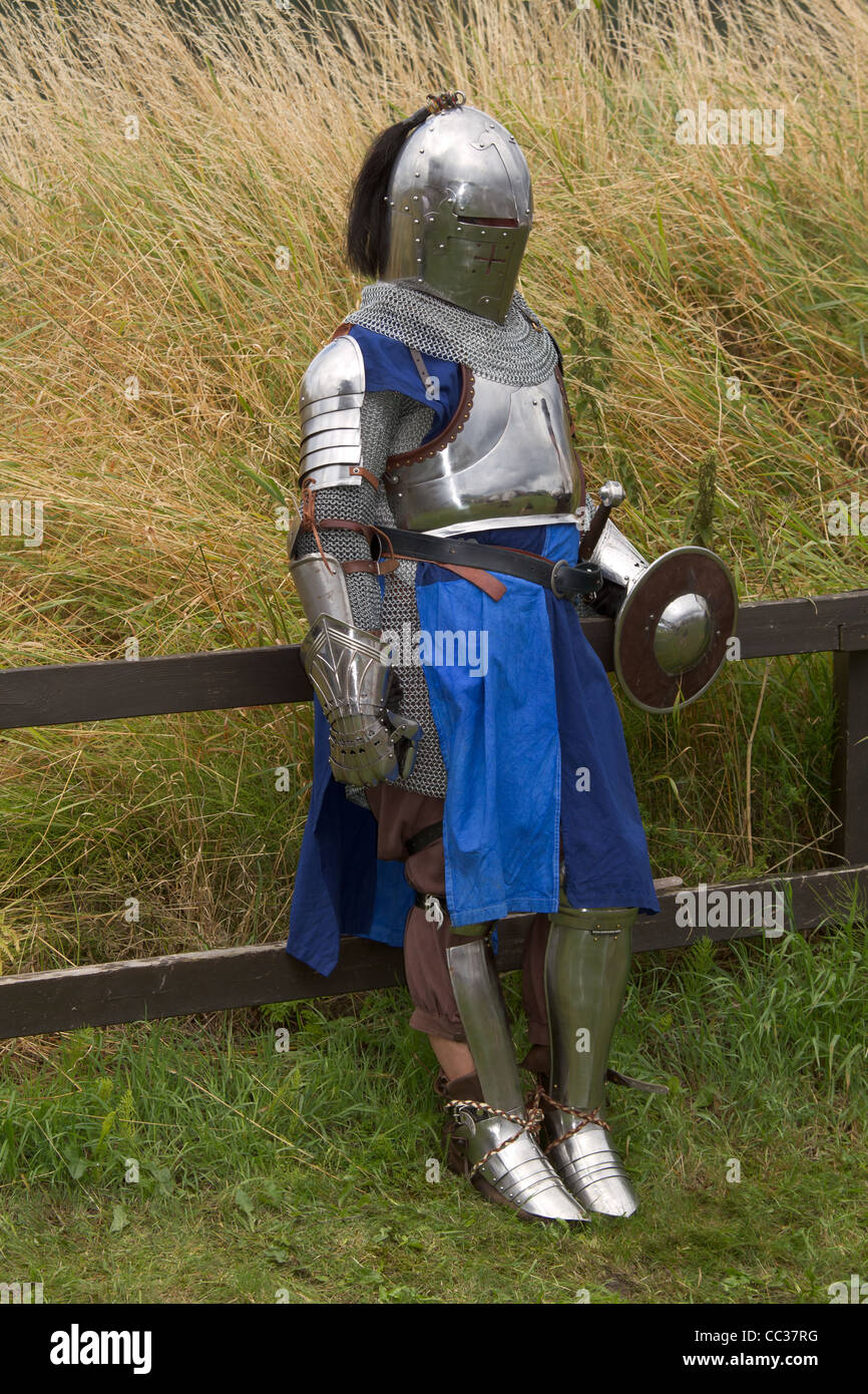Mour Knight Knights in amour Stock Photo - Alamy