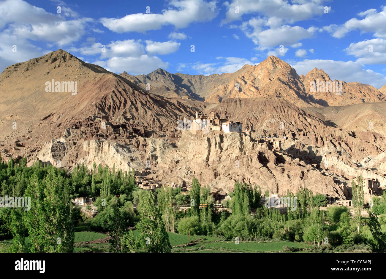 Chamba Monastery at Basgo, Ladakh. Stock Photo