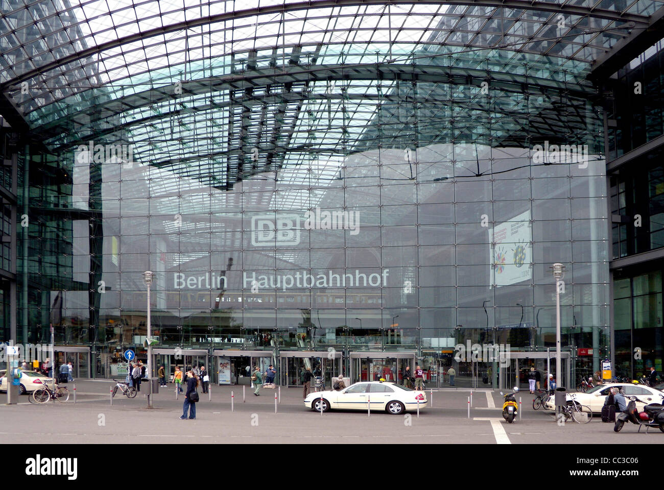 Central train station of Berlin. Stock Photo