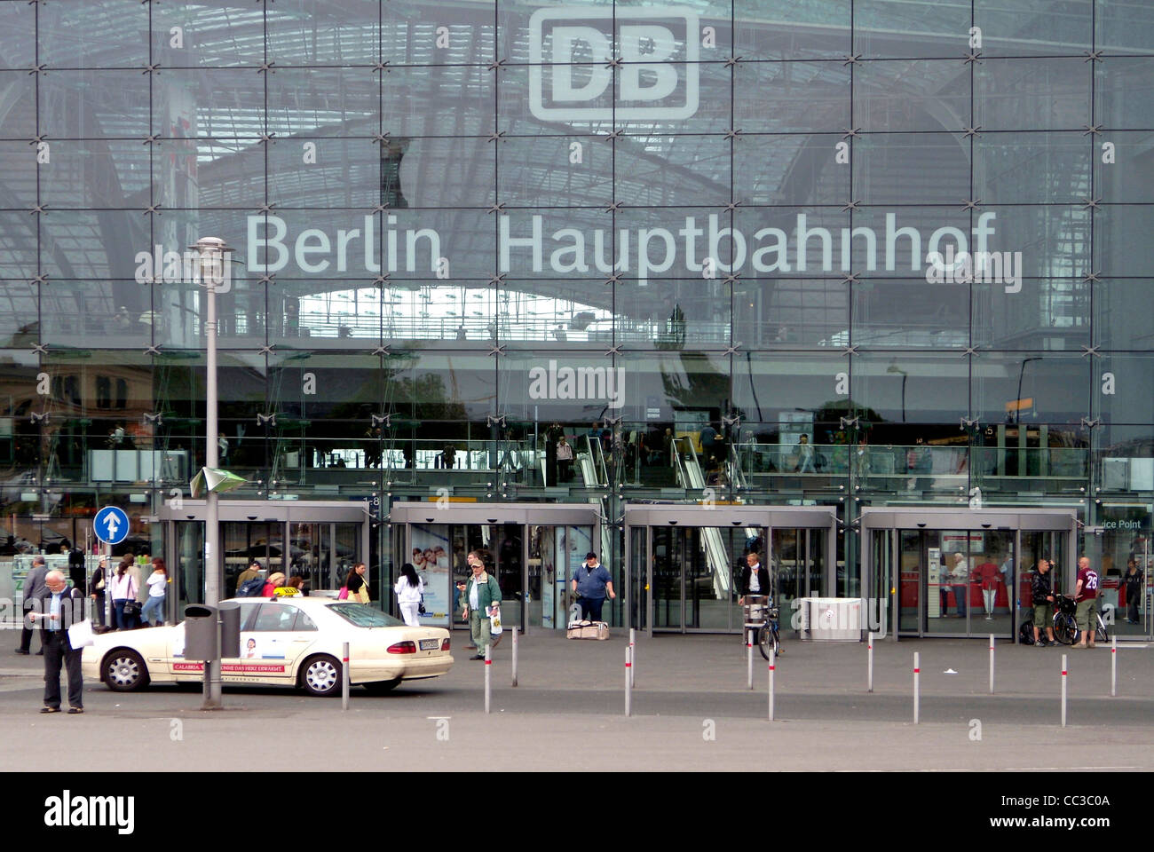 Central train station of Berlin. Stock Photo